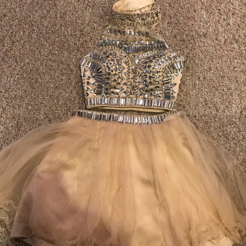 Studded formal Two-Piece dress